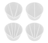 Coppe Divise Per Vernice - Tazze Divise In Silicone | Coppa Per Versamento Acrilico | Strumenti Misura Liquido Misura Di Pittura Acrilica I Mestieri Misurano Le Forniture Di Strumenti Di Pittur