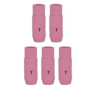 Coppe in allumina TIG Shield per WP-17/18/26, per Lincoln PTA-17/18/26 e per Miller Diamondback DB17/DB18/DB26, 11 mm Orifice, lunghezza 47 mm, confezione da 5