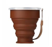 Coppe pieghevoli per alimenti di grado alimentare, in silicone, retrattili, per esterni, caffè, caffè