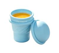 Coppe pieghevoli per viaggiare - in silicone Ice Cream Cup da 3,43 pollici | compatta per palestra da campeggio | 201-300 ml, 2 colori