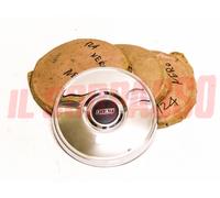 COPPE RUOTA BORCHIE CERCHI SFONDO NERO FIAT 124 BERLINA 2 SERIE ORIGINALI