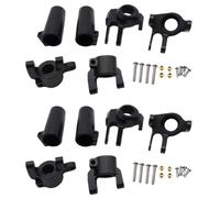 Coppe Sterzo RC Per Axial Per SCX10 II 90046 1/10 2 Pezzi CNC In Metallo Anteriore Fusi A Snodo C Porta Mozzo Asse Posteriore Blocco Set Ricambi Auto RC