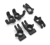 Coppe Sterzo RC Per KM C3 1/7 E8003 E8004 E8005 Coppa Sterzo In Metallo C Ruota Posteriore Per Set Di Sedili RC Per Auto Telecomandata Da Per Rally Ricambi E Utilizzo(Black)