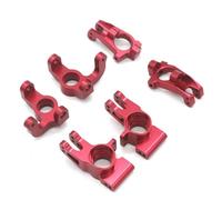 Coppe Sterzo RC Per KM C3 1/7 E8003 E8004 E8005 Coppa Sterzo In Metallo C Ruota Posteriore Per Set Di Sedili RC Per Auto Telecomandata Da Per Rally Ricambi E Utilizzo(Red)