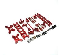 Coppe Sterzo RC Per Rlaarlo AM-X12 1/14 14015 14005E 1/12 Metallo Per Braccio Oscillante Tazza Sterzo Set Da 8 Pezzi Rc Cra Parti E Accessori Aggiornamento Sostituzione Uso(Red)