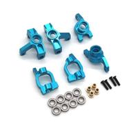 Coppe Sterzo RC Per Rlaarlo AM-X12 AM-D12 14015 14005E Metallo C Per Sedile Tazza Sterzo Ruota Posteriore Set Da 3 Pezzi Ricambi E Accessori Per Auto RC Sostituzione Uso(Blue)