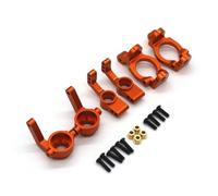 Coppe Sterzo RC Per ZD DBX-10 10427S 9106S 1:10 Tazza Di Sterzo In Metallo C Ruota Posteriore Per Sedile Set Da 3 Pezzi Ricambi E Accessori Per Auto Telecomandate RC Uso Di Ricambio(Orange)