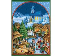 Coppenrath - Calendario dell'avvento, tema "Mercato natalizio sul sagrato”