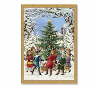 Coppenrath, Calendario dell'avvento tradizionale, motivo: bambini che ballano intorno all'albero
