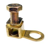 Copper Battery Terminals, Safe Portable Connector, 3x2 Inches Clamp with High Conductivity, Metal Cable Ends, Heavy-Duty Gear with Industrial Style, Car Accessory for Truck and Sedan