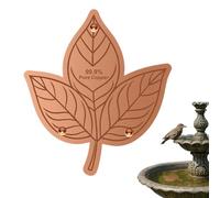 Copper Bird Bath Disk - Bird Bath Copper Disk | Stable Triple-Point Support Purification Plate | Coppers Birds Baths Purification Disks For Outdoors Backyard Porch Courtyard Garden Yard Patio Lawn