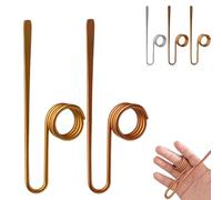 Copper Book Holder Ring, Book Holder Ring Bookmark, Bookmark Metal Thumb, for Books Lovers Reading Women, Men, Light Weight Books Opener Tool (Gold+Rose Gold)
