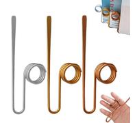 Copper Book Holder Ring, Book Holder Ring Bookmark, Bookmark Metal Thumb, for Books Lovers Reading Women, Men, Light Weight Books Opener Tool (3pcs)