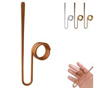 Copper Book Holder Ring, Book Holder Ring Bookmark, Bookmark Metal Thumb, for Books Lovers Reading Women, Men, Light Weight Books Opener Tool (Rose Gold)