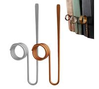 Copper Book Holder Ring Bookmark, Funny Reading Page Coppers Book Holder, Metal Thumb Books Clip for One-Handed Reading (2Pcs-b)