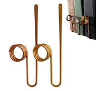 Copper Book Holder Ring Bookmark, Funny Reading Page Coppers Book Holder, Metal Thumb Books Clip for One-Handed Reading (2Pcs-c)