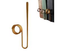 Copper Book Holder Ring Bookmark, Funny Reading Page Coppers Book Holder, Metal Thumb Books Clip for One-Handed Reading (Gold)