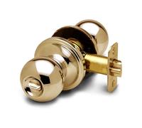 Copper Creek BK2030PB Ball privacy Door knob, in ottone lucido