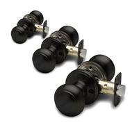 Copper Creek BK2030SS-3 Manopola a sfera Funzione Privacy 3 Manopole Multipack, Finitura Inox Satinato
