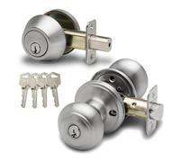 Copper Creek ckdb141-bc coloniale porta manopola chiave con serratura di combinazione, CKDB141-SS