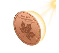 Copper Disk for Bird Bath All-Season Safe Water Cleaner Purification