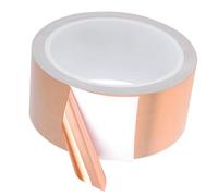 Copper Foil Tape Guitar Shielding - Copper 50mmx10m 0.05mm | EMI Shielding Tapê with Conductive Adhesive, Noise Reduction, Grounding Repair | Guitar Bass Shield Tape Home Studio Stage Performance Use