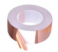 Copper Foil Tape Guitar Shielding - Copper 50mmx10m 0.05mm | EMI Shielding Tapê with Conductive Adhesive, Noise Reduction, Grounding Repair | Guitar Bass Shield Tape Home Studio Stage Performance Use