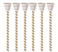 Copper Garden Stakes, 6PCS Electroculture Coil Antennas, 12in Long Gardens Stake, Electronic Planting Tool, Electro culture Coppers for Outdoor and Indoor Use