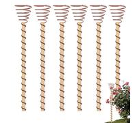 Copper Garden Stakes Copper 6PCS 12 Inch Electroculture Coil Antennas Long Garden Stakes Çopper Coil Electronic Planting For Indoor And Outdoor Plant Growth Electroculture Gardening Use