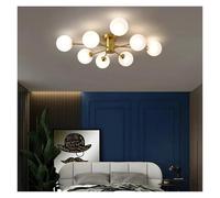 Copper Led Ceiling Chandelier For Living Room Bedroom Dining Room Kitchen Modern Luxury Simple Style Gold Lamp G9 Ceiling Light