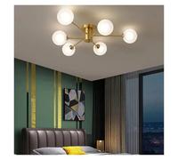 Copper Led Ceiling Chandelier For Living Room Bedroom Dining Room Kitchen Modern Luxury Simple Style Gold Lamp G9 Ceiling Light