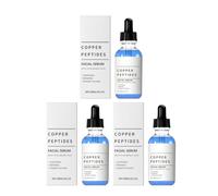Copper Peptide facciale Serum, Hydrolyzed Collagen & Acido ialuronico | Anti-Aging Firming Moisturizer, Smooth Wrinkles Restore Elasticity for Dull Skin