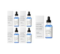 Copper Peptide facciale Serum, Hydrolyzed Collagen & Acido ialuronico | Anti-Aging Firming Moisturizer, Smooth Wrinkles Restore Elasticity for Dull Skin