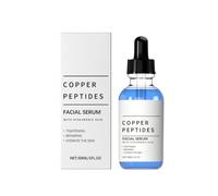 Copper Peptide facciale Serum, Hydrolyzed Collagen & Acido ialuronico | Anti-Aging Firming Moisturizer, Smooth Wrinkles Restore Elasticity for Dull Skin