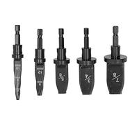 Copper Pipe Expander | High Speed Steel Flaring Tool for Climate Control Systems/Refrigeration Pipes | Efficient Hex Handle Tube Expander Kit with 5 Sizes