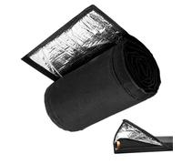 Copper Pipe Insulation, Zippered Hvac Sleeve, 2 x 6 Feet Tube Cover with Heat Resistant Feature, Ac Hose Wrap, Pipe Insulation with Durable Material, Hvac Cover for Home Outdoor