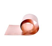 Copper sheet, Pure Copper Foil Copper Sheet Metal Plate Belt Cut Working Material Rolls- General Use DIY Contractors(0.05 * 20 * 5000mm)
