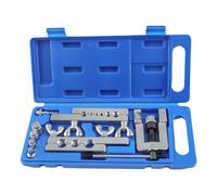 Copper Tubing Flaring Tool & Swaging Kit + 5 Swage Adapters for 1/2", 1/4", 3/4"