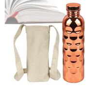Copper Water Bottle - Ayurvedic Drinking Water Bottle | 32oz Reusable Flask | Leak-Proof Cap, Recessed Design, Eco-Friendly, For Adults Women Men Outdoor Gym Office Travel Camping Picnic Sports Yoga R