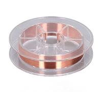 Copper Winding Wire , Insulated Stretchable Non Break Enameled Wire 5Pcs High Electrical Conductivity for Motherboard(FX 80 0 . 01mm Dia)