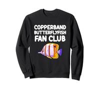 Copperband Butterflyfish Tropical Fan Club, barriera corallina con Becco Felpa