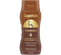 Coppertone Tanning Lotion, Non-greasy, Light Formula, SPF 8, 8-Fluid Ounce) by Coppertone