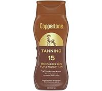 Coppertone Tanning Lozione Sunscreen SPF 15, 8oz by Coppertone
