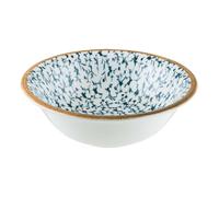 Coppetta Calif Decorata Bianco / Blu ø 16 cm in Porcellana - Royale