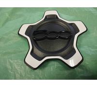 COPPETTA COPPA COPRIMOZZO BORCHIA RUOTA IN LEGA FIAT 500X (BORDO BIANCO S/NERA)