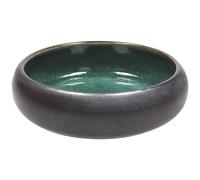 Coppetta Elipse Stoneware Bronzo e Verde Acqua ø 17 cm - Tognana