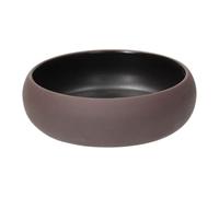 Coppetta Elipse Stoneware Marrone e Nera ø 17 cm - Tognana