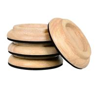 Coppetta per rotelle da pianoforte 4/3 pezzi di cuscinetti for rotelle in legno for pianoforte verticale, for for, piedini for mobili, for for(4pcs wood upright)