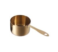 Coppetta per salse, Cucchiaio dosatore in acciaio inossidabile da 400 ml/600 ml/1000 ml for caffè(M Gold,Gold)