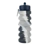 Coppetta pieghevole Coppetta in silicone Bollitore for ciclismo sportivo creativo portatile da esterno con tazza d'acqua pieghevole in silicone(Gray)